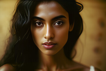 portrait of an Indian woman, Generative AI
