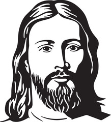 Jesus Vector illustration on a isolated background
