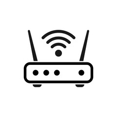 Wireless Router, Modem, Access Point icon illustration design