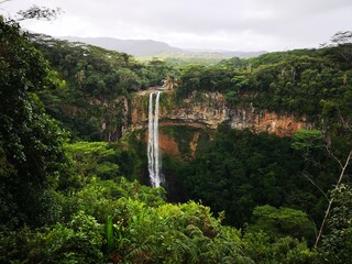 Chamarel Waterfall. Mauritius.