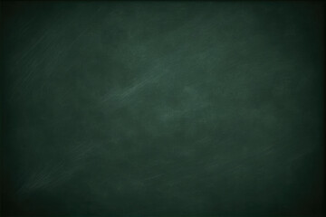 Blank green chalkboard background .Generative AI. - obrazy, fototapety, plakaty