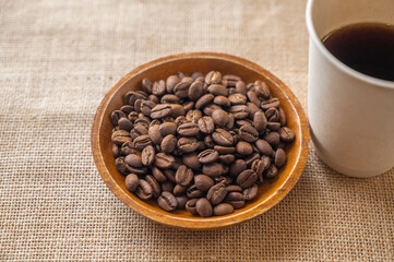Fototapeta premium コーヒー豆 コロンビア アンデスコンドル