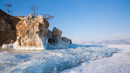 landscape with ice