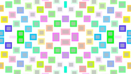 Colorful unique colors geometric art background