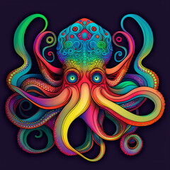 Psychedelic Octopus
