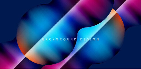Colorful bubble abstract background with shadow effects. Minimalist geometric vector Illustration For Wallpaper, Banner, Background, Card, Book Illustration, landing page