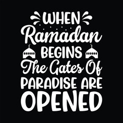 Ramadan Kareem Typography Islamic Design