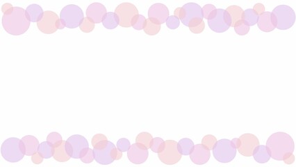 ピンクの水玉の背景