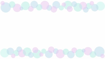 ブルーの水玉の背景