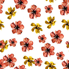 Beautiful seamless pattern with floral background.
