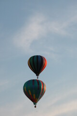 Naklejka premium hot air balloon in the sky