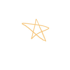 graphic shiny hand draw isolated element