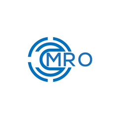 MRO letter logo design. MRO creative initial letter logo concept. MRO letter design
 - obrazy, fototapety, plakaty