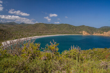Fototapeta premium Vista de la Playa los Frailes