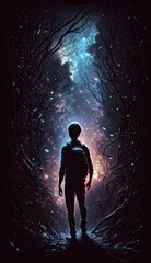 person in the sky Generative Ai