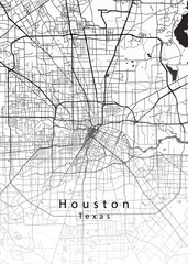 Houston Texas City Map