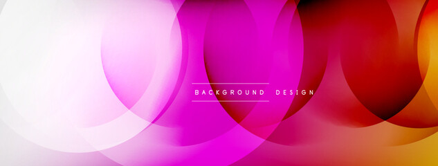 Abstract background - geometric composition created with lights and shadows. Technology or business digital template