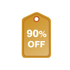 90%off tag