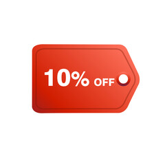 10%off tag