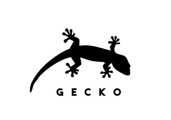 Fototapeta premium Gecko logo design vector template. Gecko vector icon illustration.