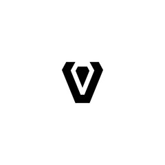 Premium design Logo with letter V for company branding and other