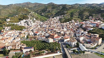 Fototapeta premium Benamargosa , localidad perteneciente a la comarca de la Axarquía ( Málaga )