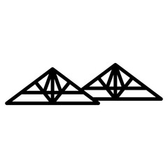 light steel construction icon