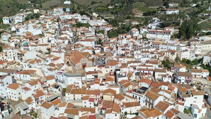 Fototapeta premium El Borge , localidad malagueña perteneciente a la comarca de Velez Málaga