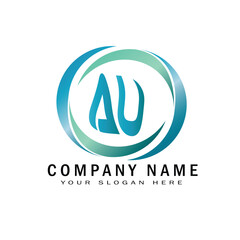 AU NEW CREATIVE UNIQUE LOGO FOR COPMANY
