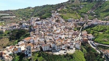 Fototapeta na wymiar Iznate , localidad malagueña perteneciente a la comarca de la axarquía ( Velez Málaga )