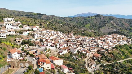 Fototapeta na wymiar Moclinejo . Localidad perteneciente a la comarca malagueña de La axarquía ( Velez Málaga )