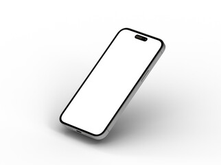 Mockup - Smartphone frameless blank screen mockup