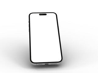 mobile smartphone device digital isolated 3d