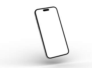 Mockup - mobile smartphone device digital isolated 3d