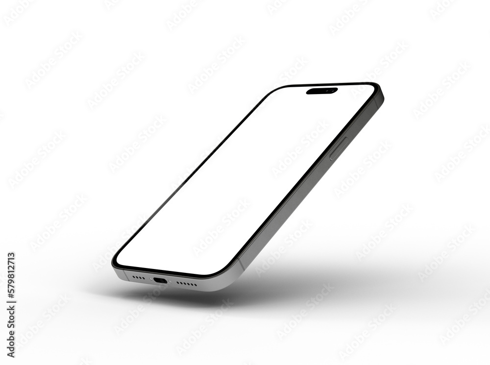 Leinwandbilder mockup - realistic smartphone template mockup for user experience presentation. stylish concept desi