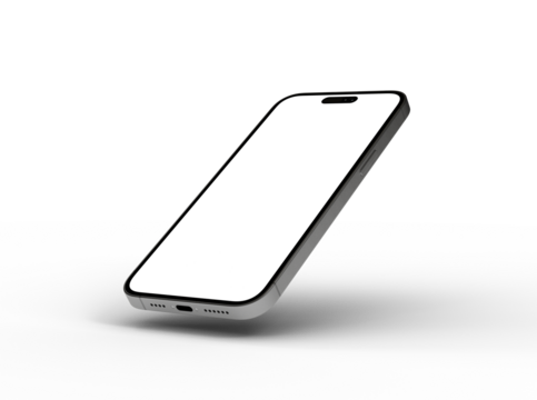 Mockup - Modern frameless smartphone Mock up