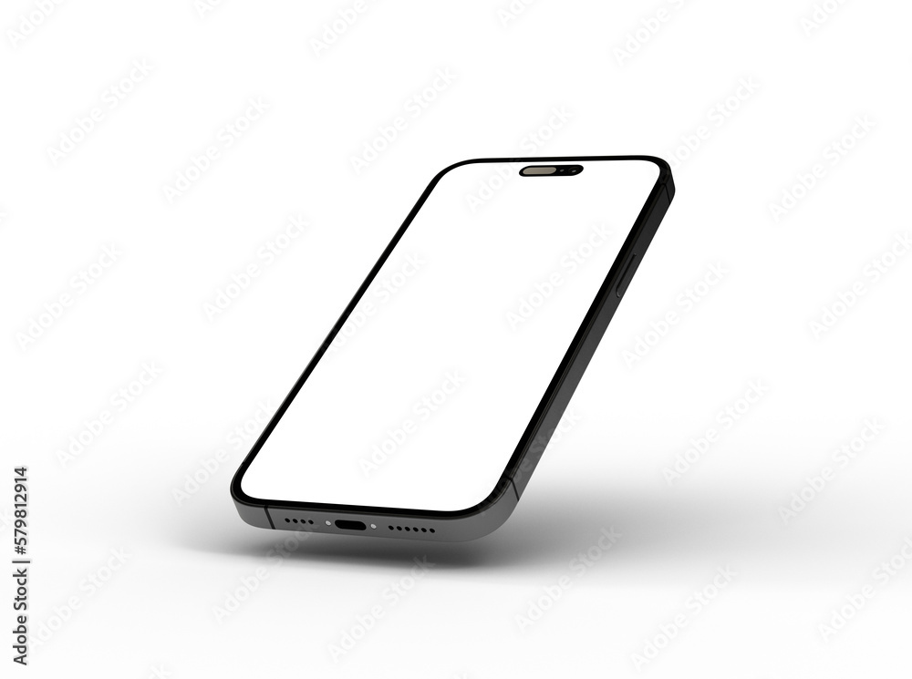 Leinwandbilder mockup - realistic smartphone template mockup for user experience presentation. stylish concept desi