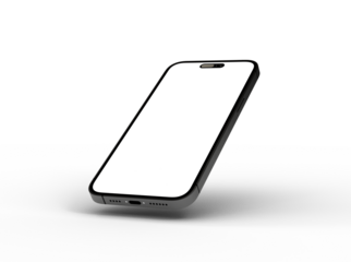 Mockup - realistic smartphone template mockup for user experience presentation. Stylish concept design for websites, applications and landing pages.