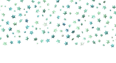 XMAS Stars - Festive christmas card. Isolated illustration white background. -