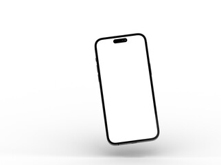 Mockup - realistic smartphone template mockup for user experience presentation. Stylish concept design for websites, applications and landing pages.