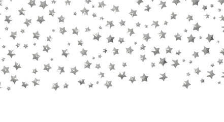 XMAS Stars - Festive christmas card. Isolated illustration white background. -