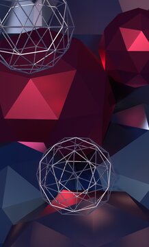 abstract background with geometric shapes. 