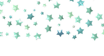 XMAS Stars - Festive christmas card. Isolated illustration white background. -