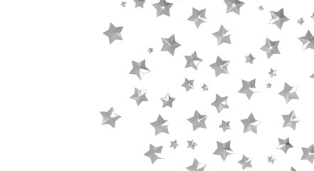 XMAS Stars - Festive christmas card. Isolated illustration white background. -