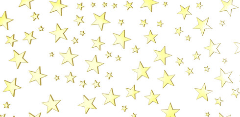 XMAS Stars - Festive christmas card. Isolated illustration white background. -