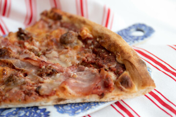 Close up Meat Lover Pizza