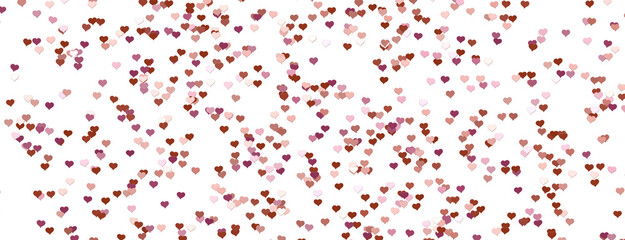 Naklejka premium 3d hearts