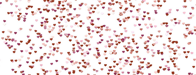 Naklejka premium 3d hearts