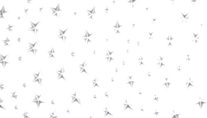 XMAS silver stars -