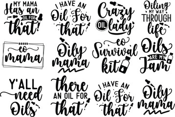 Fototapeta premium Essential Oils SVG Bundle, oils Svg